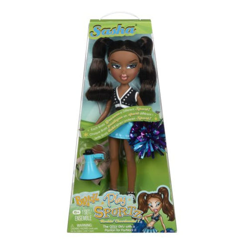Bratz Play Sportz Doll - Sasha (Cheerleading)